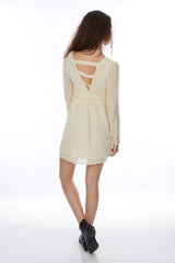 Studded Chiffon Dress