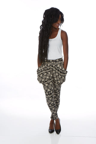 Tribal Drape Pants