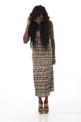 Aztec maxi dress
